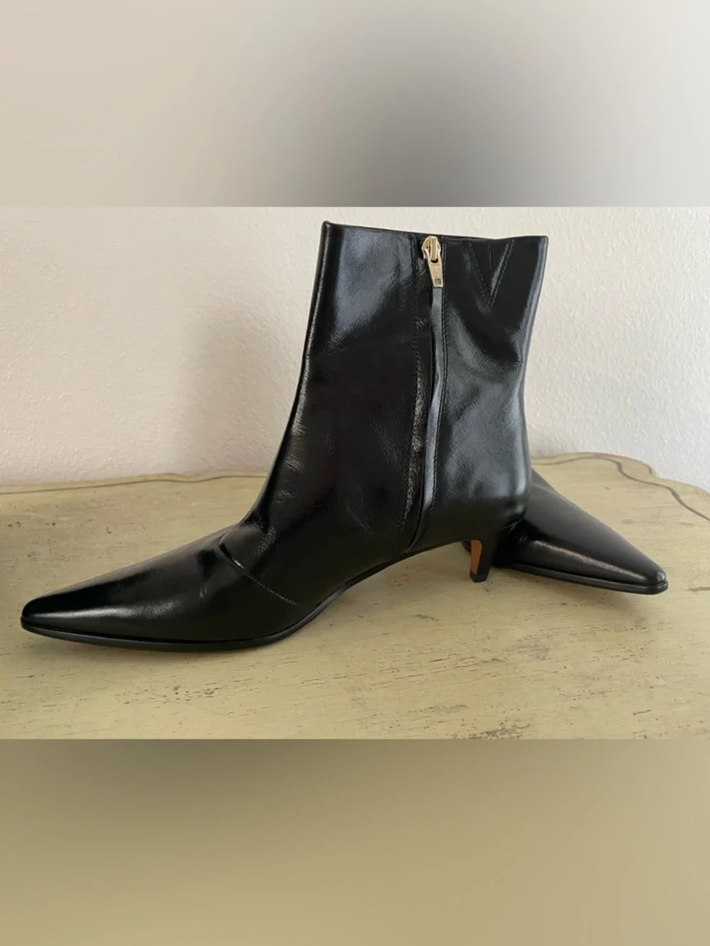 Madewell The Emilie Ankle‎ Boot in True Black Size 8.5 NWOB $218 NX217